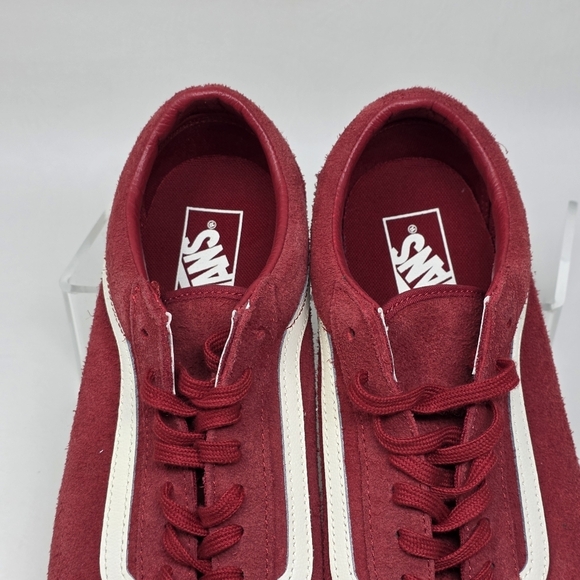 Vans Old Skool Lowpro Suede Shoes Red White VN000D0ECI1 Men\'s Size 11.5 New main image 5